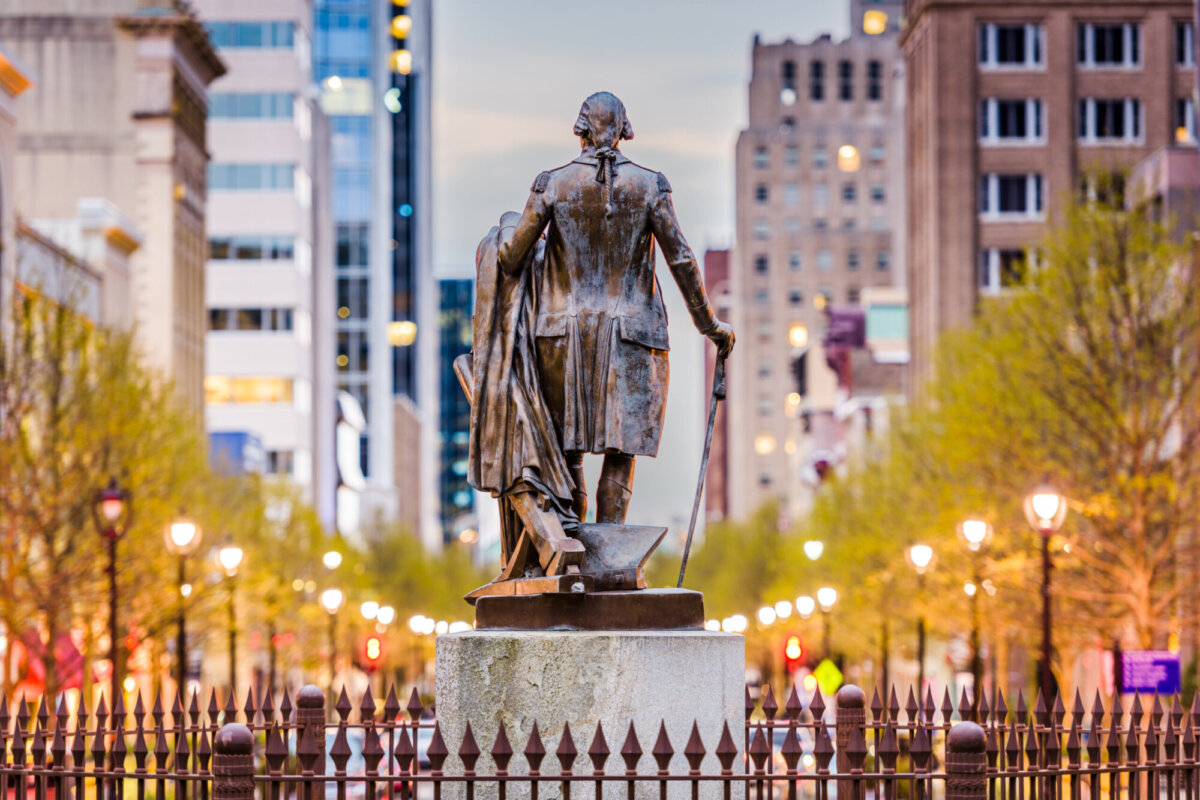 Statue of Sir Walter Raleigh at the heart of NC's professional licensing boards