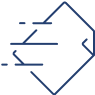 graphic symbol of a paper check, representing check fraud