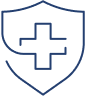 Medical symbol for defendants accused of healthcare fraud